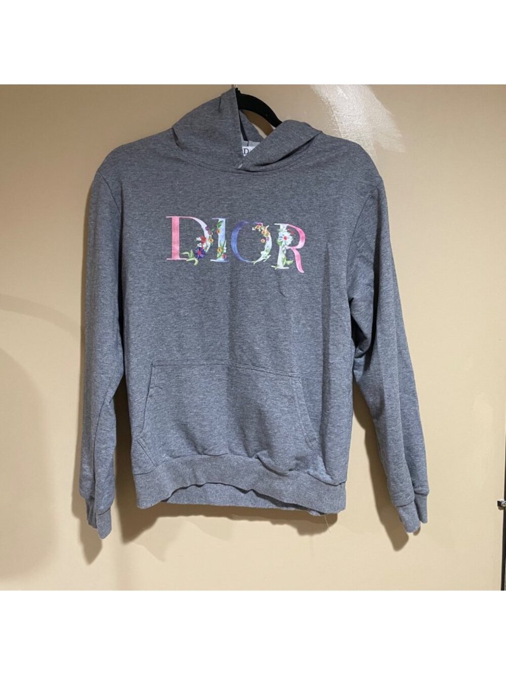 Dior floral embroidered hoodie